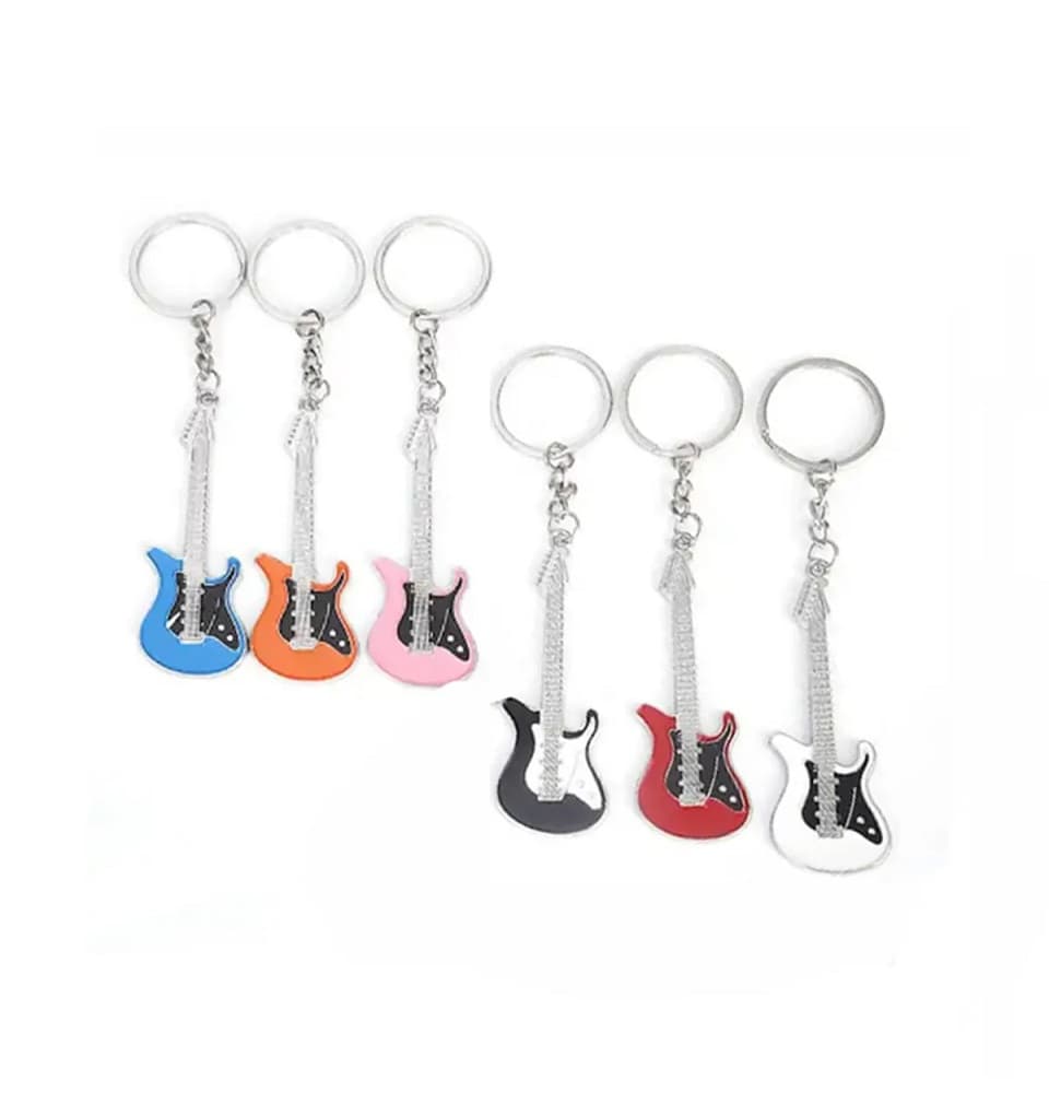 Mini E.gitar Anahtarlık